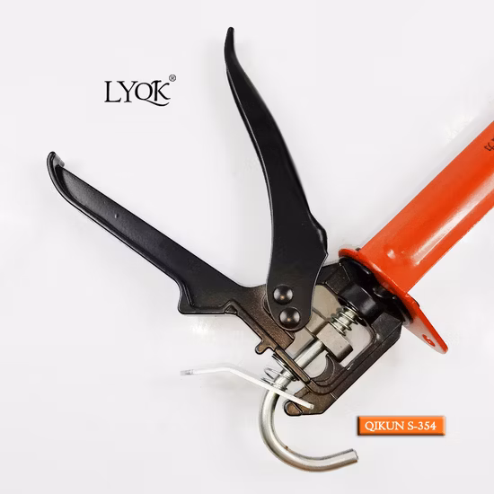 Пистолет для герметизации скелета с двойными картриджами открывающегося типа